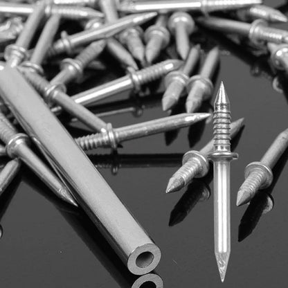 GripNail™ Tweekoppige Plintnagel Naadloze Nagel (50 Stuks)