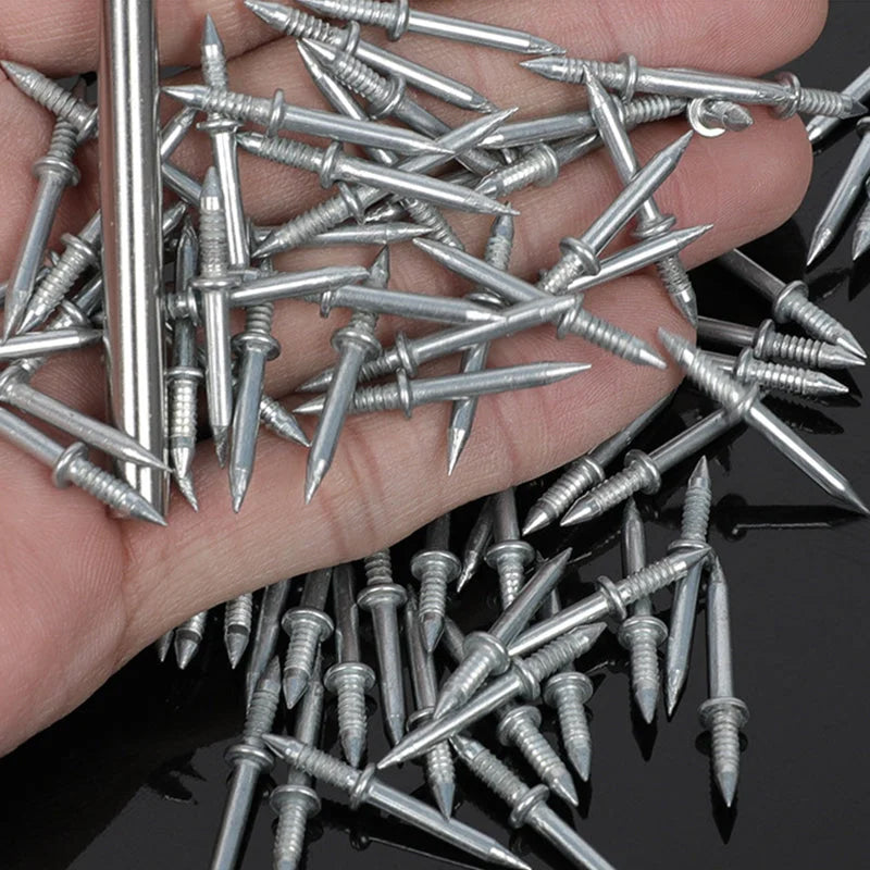 GripNail™ Tweekoppige Plintnagel Naadloze Nagel (50 Stuks)