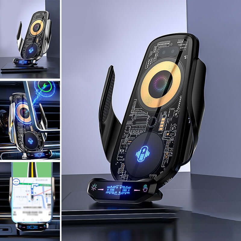 PhoneDock™ Draadloze Oplader Telefoonhouder Auto
