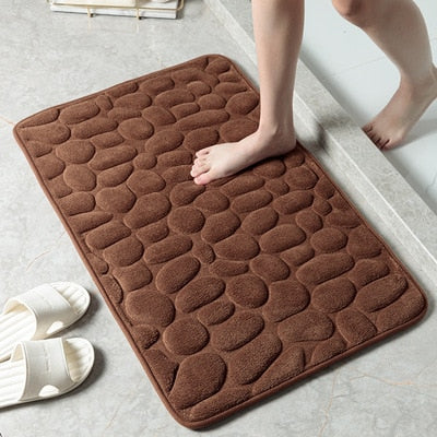 BathMat™ Badmat in Reliëf met Keien