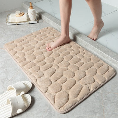 BathMat™ Badmat in Reliëf met Keien