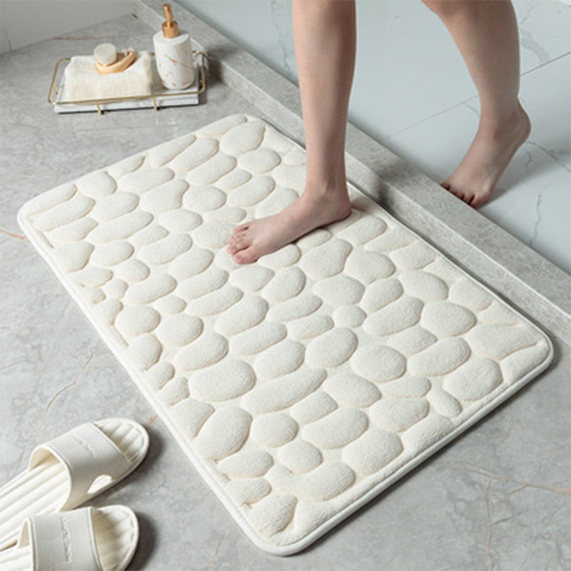 BathMat™ Badmat in Reliëf met Keien