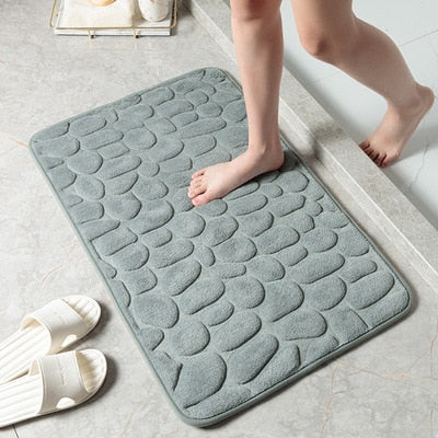BathMat™ Badmat in Reliëf met Keien