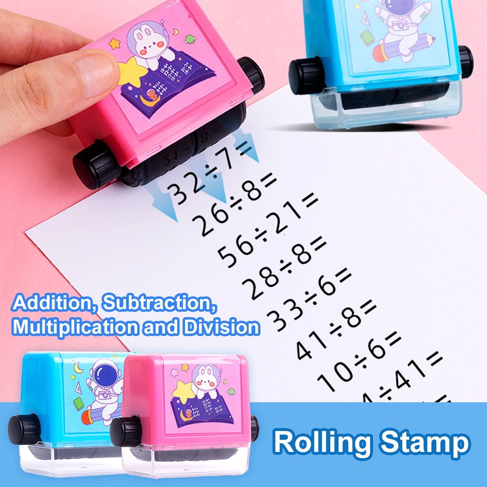 1+1 Gratis | RollStamp™ Wiskunde Rolzegel