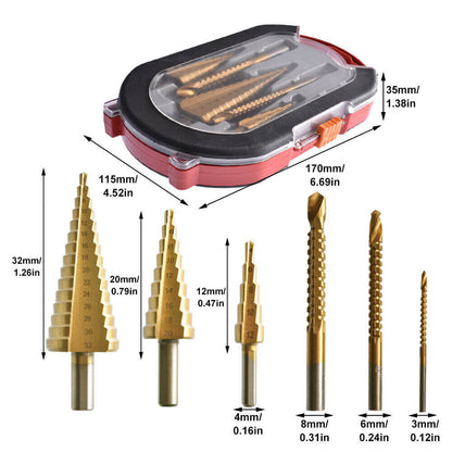 StepDrill™ Rechte Stap Boorset